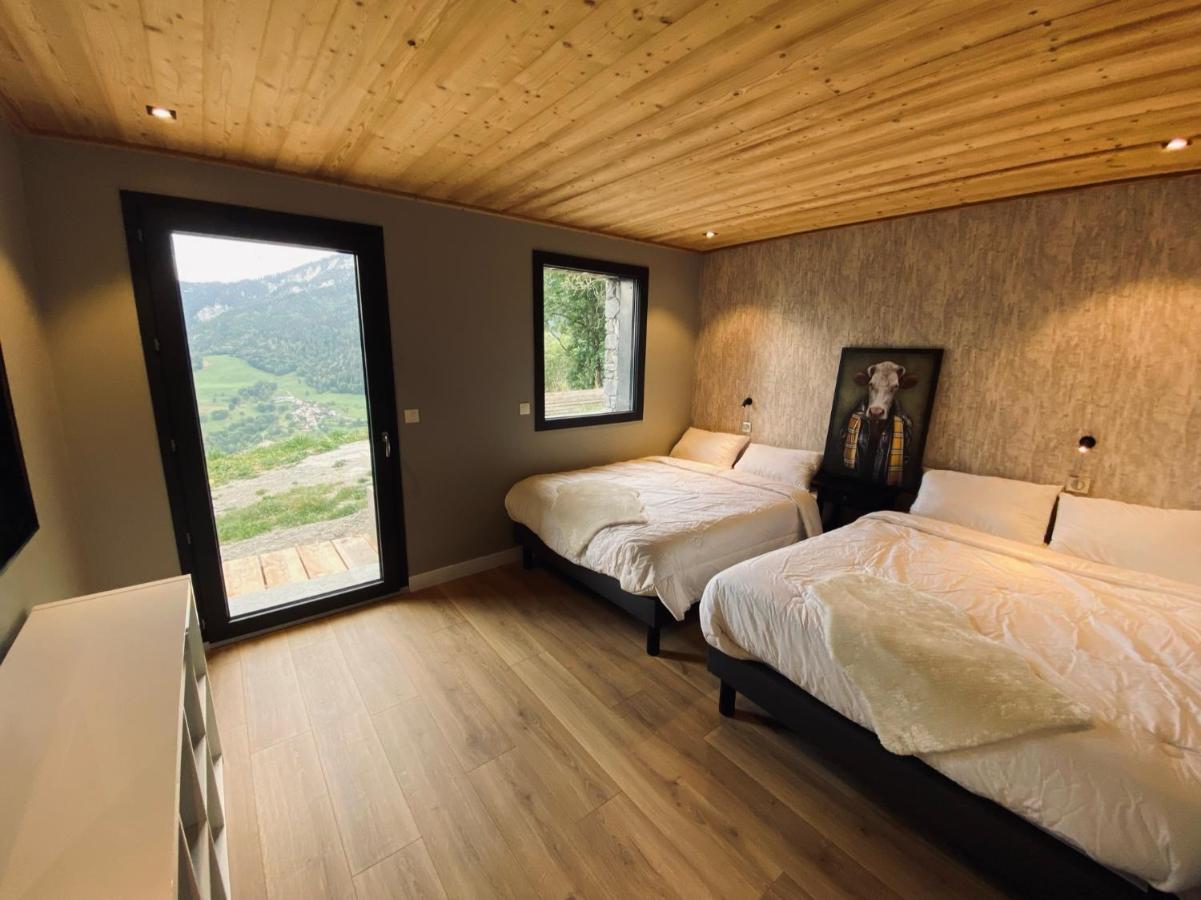 Chalet Confidentiel Valmorel - Chalet De Haut De Gamme 4 Etoiles 12 Personnes Doucy Esterno foto